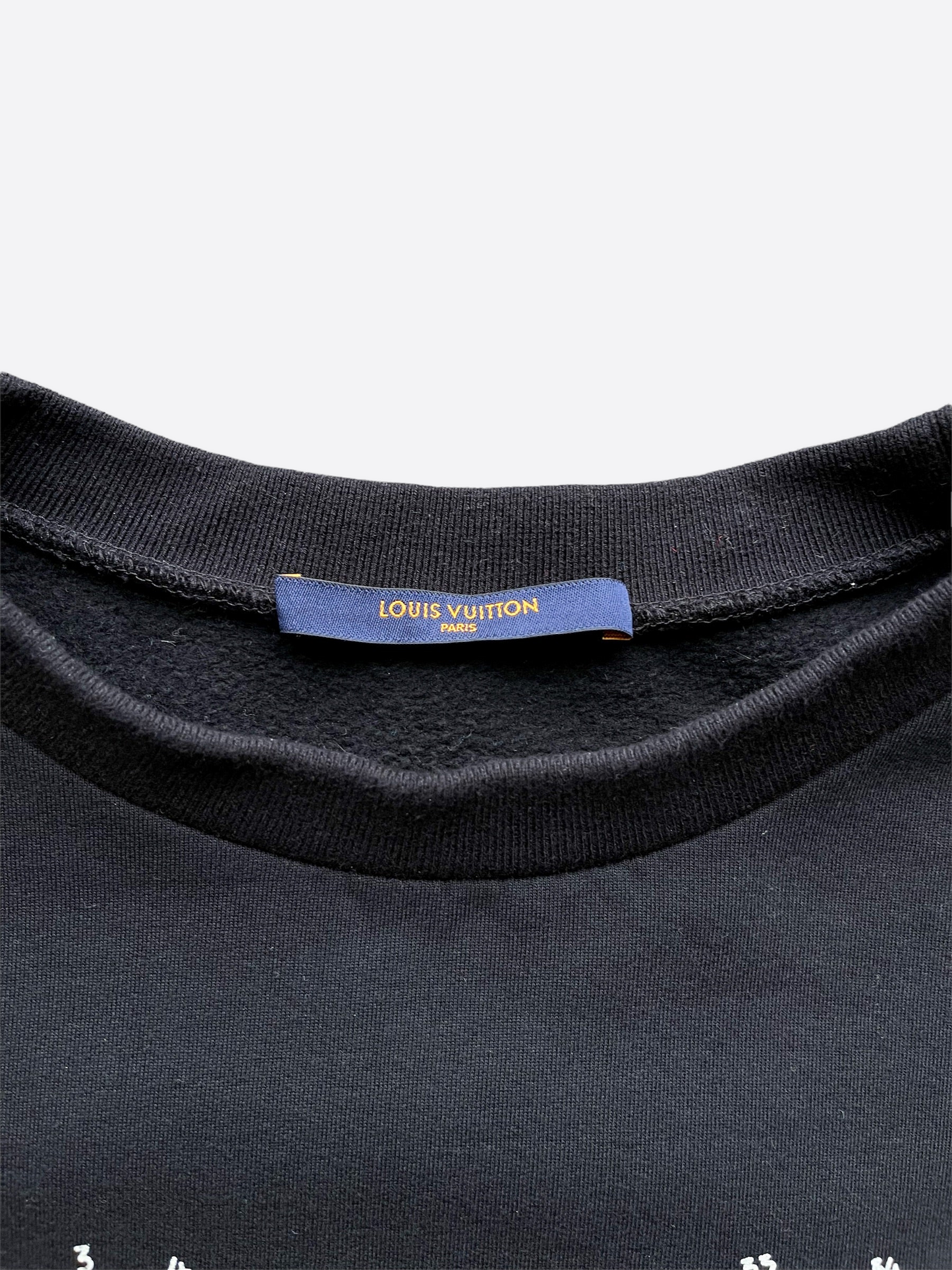 Louis Vuitton Black 3d Effect Chain Logo Sweater – Savonches