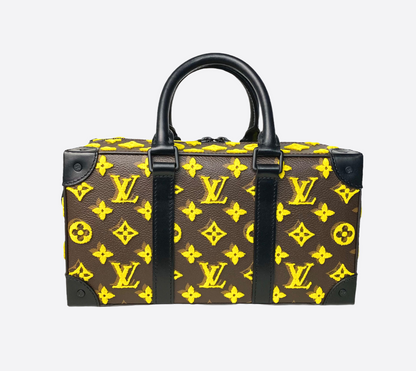 Louis Vuitton Speedy Yellow Monogram Tuffetage Trunk