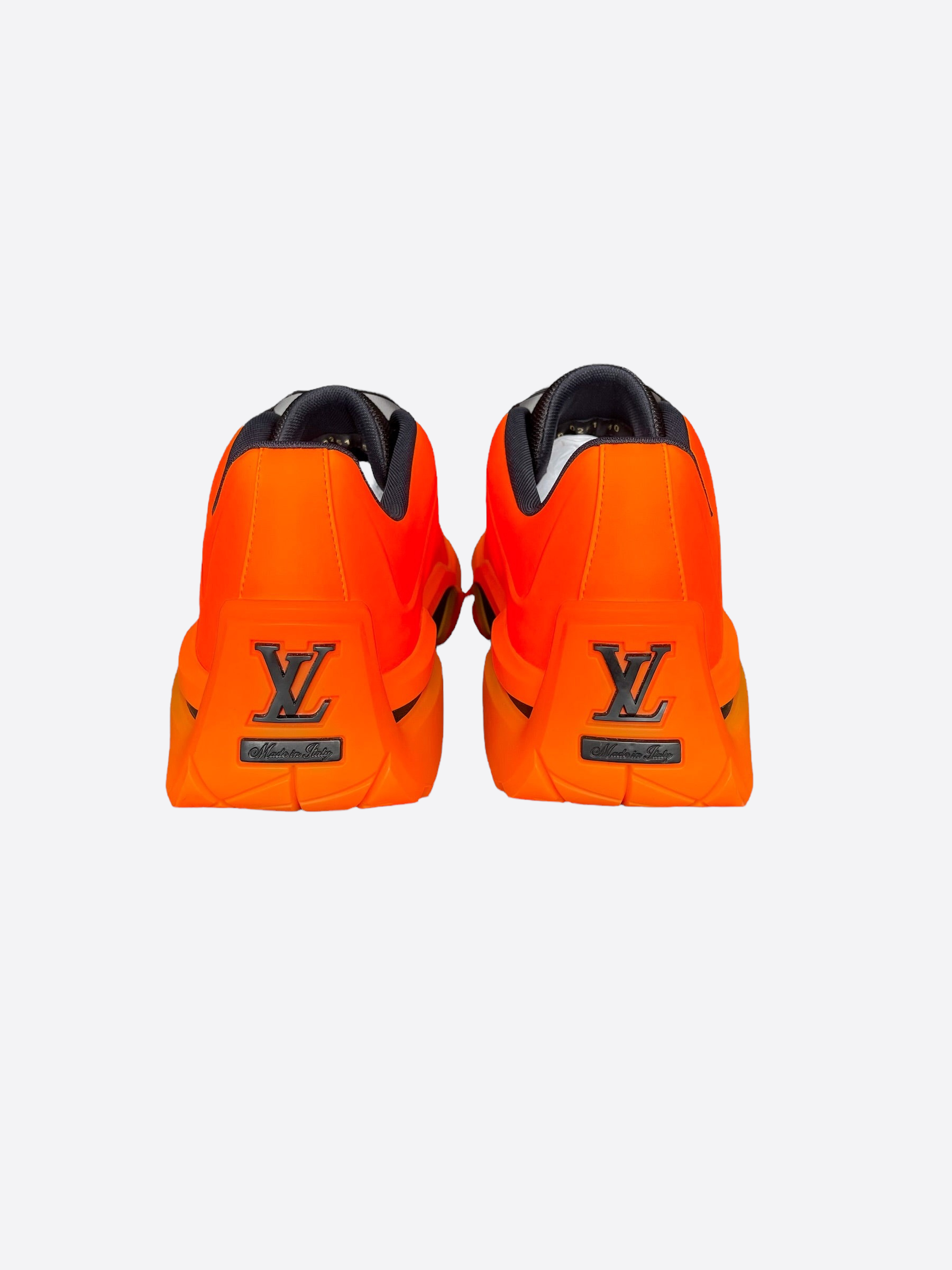 Louis Vuitton Orange & Black Millenium Sneaker