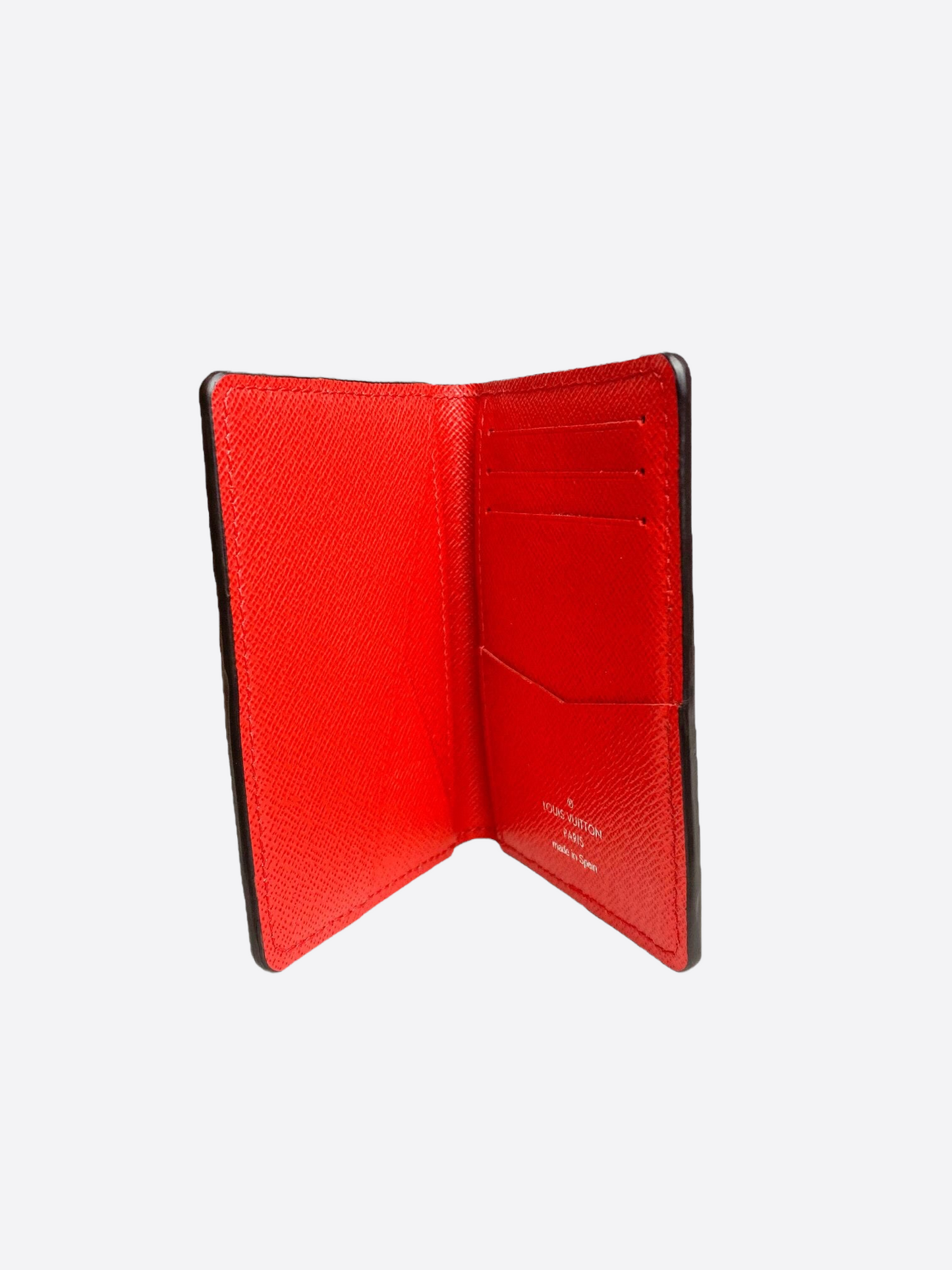 Supreme x Louis Vuitton Red EPI Pocket Organizer Savonches